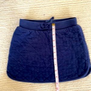 Polo navy quilted girls skirt.